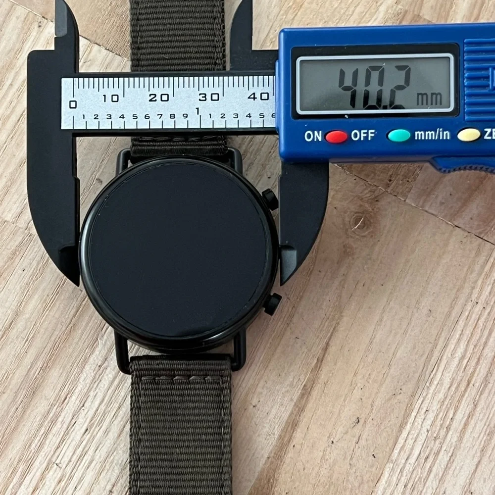 Skagen Falster Gen 2 Smartwatch Wear OS by Google Green Canvas Strap 3ATM